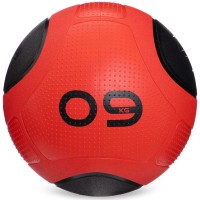 Мяч медицинский медбол Zelart Medicine Ball FI-2620-9 9кг красный-черный