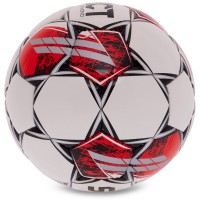 М'яч футбольний SELECT DIAMOND V23 №4 білий-червоний