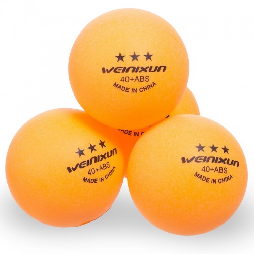 Набір м'ячів для настільного тенісу у пластиковому боксі WEINIXUN W92 60шт кольору в асортименті