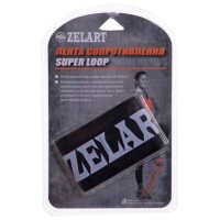Гумка для фітнесу LOOP BANDS Zelart FI-8228-5 L чорний