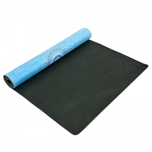 Килимок для йоги Замшевий Record FI-5662-44 розмір 183x61x0,3см райдужний кольоровий