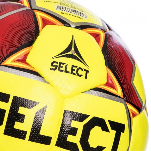 М'яч футбольний SELECT FLASH TURF IMS №5 жовто-червоний