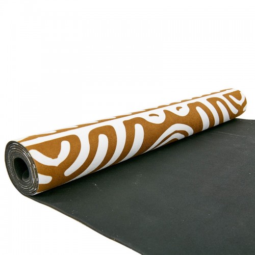 Килимок для йоги Замшевий Record FI-5662-40 розмір 183x61x0,3 см бежевий