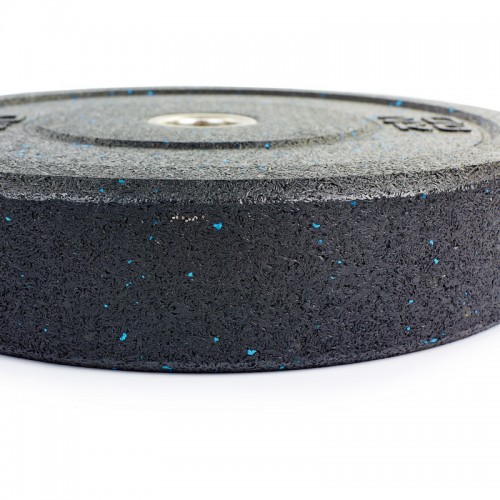 Млинці (диски) бамперні для кросфіту Record RAGGY Bumper Plates TA-5126-20 51мм 20кг чорний