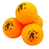 Набір м'ячів для настільного тенісу GIANT DRAGON MASTER 1* MT-5693 6шт помаранчевий