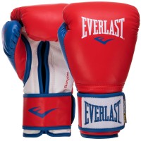 Перчатки боксерские EVERLAST POWERLOCK P00000729 14 унций красный-синий