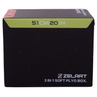 Бокс плиометрический Zelart FI-3633 1шт 75- 61-51 см черный