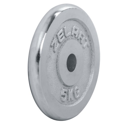 Блины (диски) хромированные d-30мм Zelart TA-7786-5 5кг