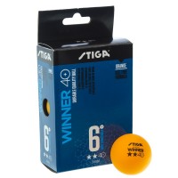 Набір м'ячів для настільного тенісу STIGA WINNER 2* 40+ SGA-1111-24 6шт кольори в асортименті