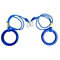 Кольца детские гимнастические (цвет синий) Уют-Спорт