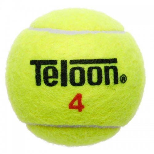 Мяч для большого тенниса TELOON-4 T22754 4шт салатовый