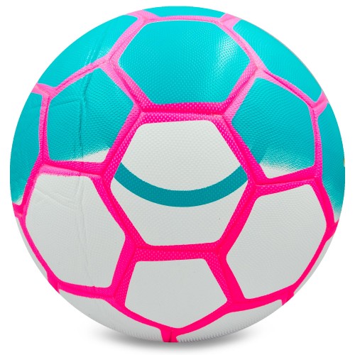 М'яч футбольний SP-Sport ST CLASSIC FB-0081 №5 PVC блакитно-рожевий