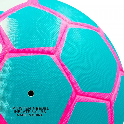 Мяч футбольный SP-Sport ST CLASSIC FB-0081 №5 PVC клееный голубой-розовый