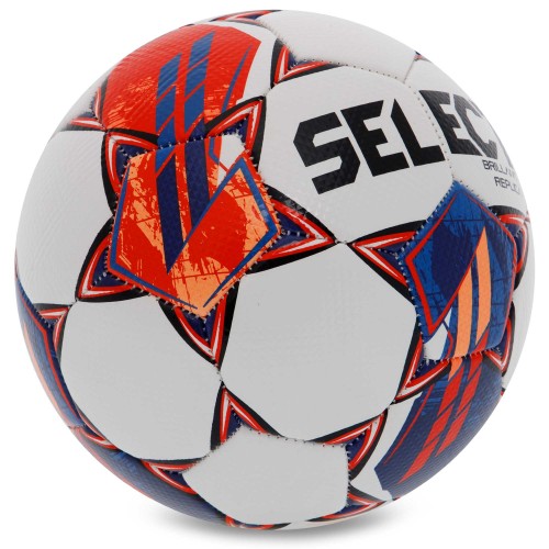 Мяч футбольный SELECT BRILLANT REPLICA V23 №4 белый-красный