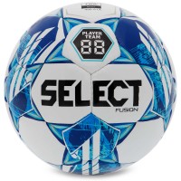 М'яч футбольний SELECT FUSION V23 №5 білий-синій