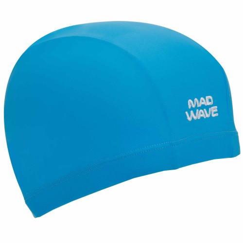Шапочка для плавания MadWave Adult Lycra M052501 голубой