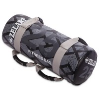 Мішок для кросфіту та фітнесу Zelart Power Bag FI-0899-25 25кг чорний-сірий