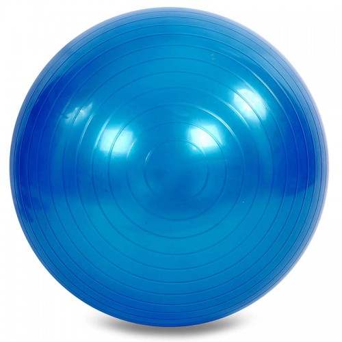 М'яч для фітнесу фітбол з еспандером та ременем для кріплення PRO-SUPRA FI-0702B-75 75см кольору в асортименті
