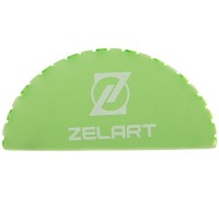 Роллер (полуцилиндр) для йоги и пилатеса массажный Zelart FI-2571 60см салатовый