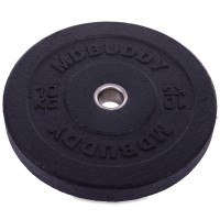 Млинці (диски) бамперні для кросфіту Zelart Bumper Plates TA-2676-10 51мм 10кг чорний