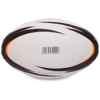 М'яч для регбі Joma J-MATCH 400742-201 №5 чорний-білий-оранжевий