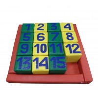 Развивающий набор 15 кубиков Пятнашки