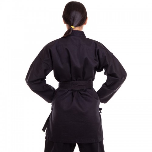 Кимоно для каратэ MATSA MA-0017 130-200см черный