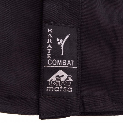 Кімоно для карате MATSA MA-0017 130-200см чорний