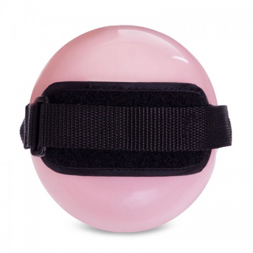 Мяч утяжеленный с манжетом PRO-SUPRA WEIGHTED EXERCISE BALL 030-0_5LB 11см розовый