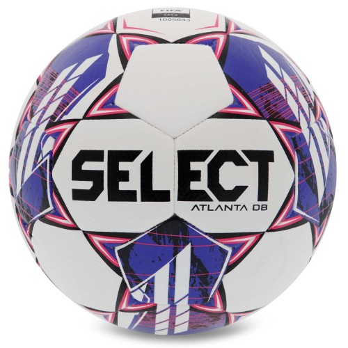 М'яч футбольний SELECT ATLANTA DB FIFA BASIC V23 №5 білий-фіолетовий