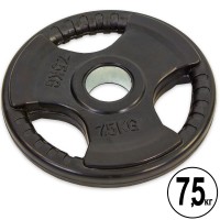 Млинці (диски) гумові Record TA-8122-7,5 52мм 7,5кг чорний
