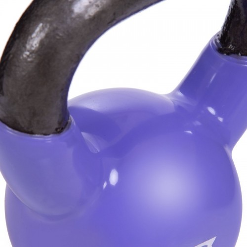 Гиря чугунная с виниловым покрытием Zelart TA-5161-2 вес 2кг фиолетовый