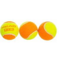 М'яч для великого тенісу HEAD TIP ORANGE 578223 3шт оранжево-салатовий