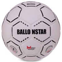 М'яч футбольний HYBRID BALLONSTAR FB-3130 №5 PU білий-чорний