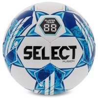 М'яч футбольний SELECT FUSION V23 №4 білий-синій