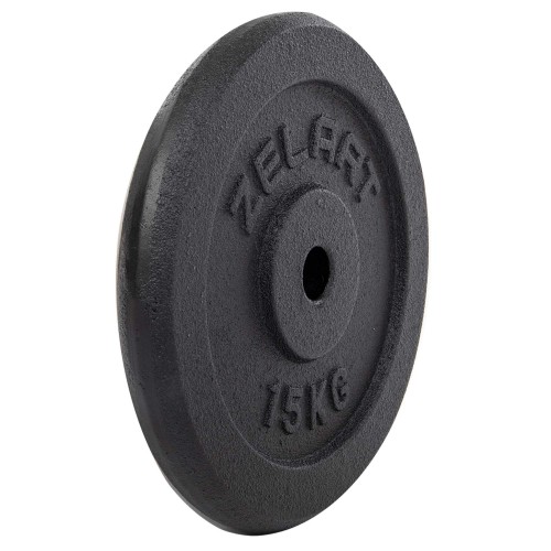 Блины (диски) стальные d-30мм Zelart TA-7785-15 15кг черный