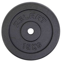 Млинці (диски) сталеві d-30мм Zelart TA-7785-15 15кг чорний
