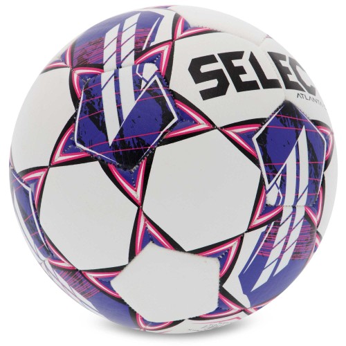 М'яч футбольний SELECT ATLANTA DB FIFA BASIC V23 №4 білий-фіолетовий