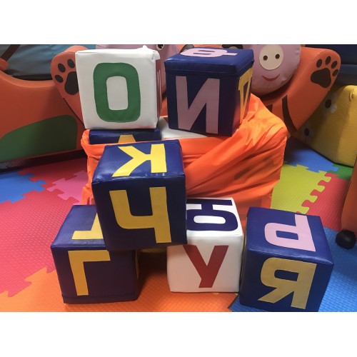 Набір кубиків Букви 30х30 см