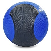 М'яч медичний медбол Zelart Medicine Ball FI-5121-4 4 кг синій-чорний