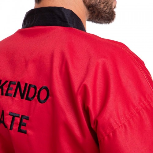 Кимоно для айкикендо каратэ AYKIKENDO KARATE BALLONSTAR AKS 120-190см красно-черное