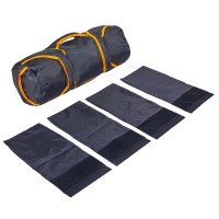 Сумка для кросфіту TRAINING BAG Zelart FI-5028 чорно-жовтогарячий