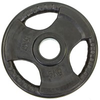 Блины (диски) обрезиненные Record TA-8122-5 52мм 5кг черный