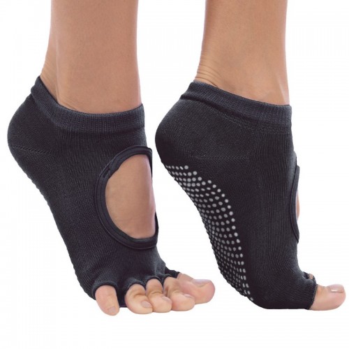 Шкарпетки для йоги з відкритими пальцями SP-Planeta FL-6872 розмір 36-41 кольори в асортименті
