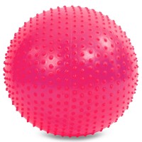 М'яч для фітнесу фітбол масажний Zelart FI-1987-65 65см кольору в асортименті