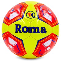 Мяч футбольный ROMA BALLONSTAR T-1068 №5 PU желтый-оранжевый