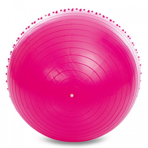 М'яч для фітнесу фітбол напівмасажний Zelart FI-4437-65 65см кольору в асортименті