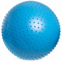 М'яч для фітнесу фітбол напівмасажний Zelart FI-4437-85 85см кольору в асортименті