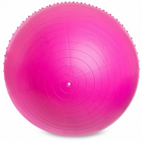 М'яч для фітнесу фітбол напівмасажний Zelart FI-4437-85 85см кольору в асортименті