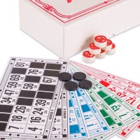 Настольная игра лото в цветной картонной коробке SP-Sport E7708
